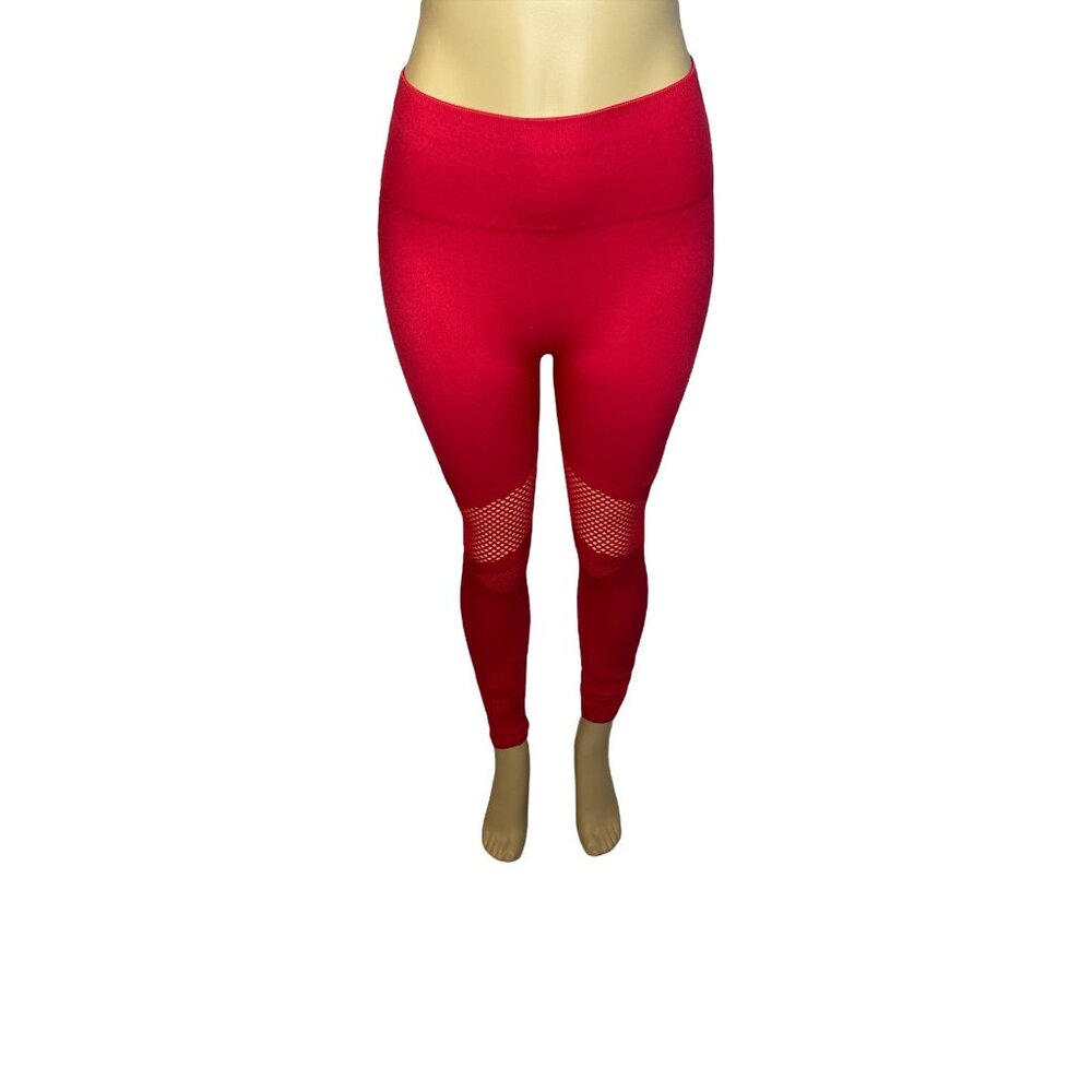 Fabletics Red Workout Suit Small - image 7